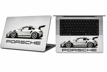 Porsche GT3 RS Laptop Skin - Premium Vinyl Wrap for MacBook & Gaming Laptops